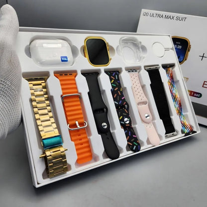 I20 Ultra Max 10 in 1 Series 7 Straps + Earbuds!